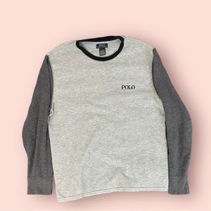 (Retail $60) Men’s Gray Polo Long sleeve T-shirt (size XL)